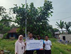 BRI Kanca Pamulang Dukung Pembangunan PJU di Desa Batok, Bogor, Lewat Program BRI Peduli TJSL