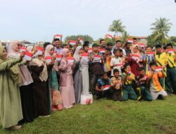 DPD SWI Aceh Barat Bagikan Ratusan Bendera Merah Putih Kepada Pelajar