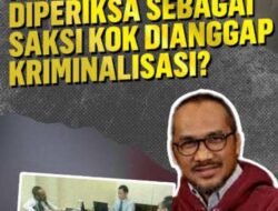 Pdt Gomar Gultom tentang Kriminalisasi Abraham Samad: *Hilangnya Kemerdekaan