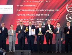 Jasa Raharja Menerima Sejumlah Penghargaan dalam Ajang TOP GRC Awards 2025