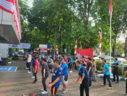 BRI BO Tangerang Ahmad Yani Gelar Senam Sehat Jumat Pagi, Dorong Work Life Balance Pegawai