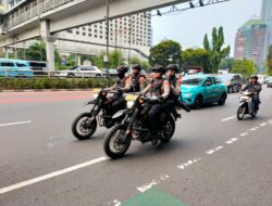 Polda Metro Jaya Gelar Patroli Skala Besar di Jakarta Sore Ini