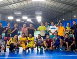 BRI BO Daan Mogot Adakan Giat Olahraga Bulutangkis Untuk Dukung Work Life Balance 