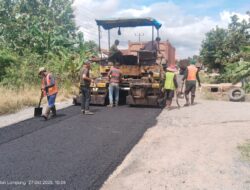Warga Desa Karang Pucung Sambut Gembira Perbaikan Jalan di Kecamatan Waysulan, Lampung Selatan