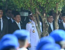 Perdana Dipimpin Presiden Prabowo, Mendagri Hadiri Upacara Peringatan Hari Kesaktian Pancasila di Lubang Buaya
