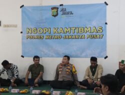 Ngopi Bareng HMI, Kapolres Metro Jakpus Ajak Mahasiswa Jaga Jakarta Lewat Kolaborasi
