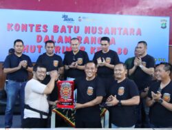 Piala Dansat Brimob, Kontes Batu Nusantara di Cipinang Jadi Wadah Kebersamaan Brimob dan Masyarakat