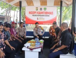 Kapolres Kepulauan Seribu Gelar “Ngopi Kamtibmas” di Pulau Harapan, Ajak Warga Jaga Jakarta dan Galakkan Siskamling