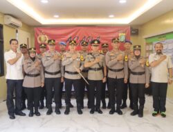 Upacara Penyerahan Jabatan Kasatpamobvit Polres Kepulauan Seribu Berjalan Khidmat dan Lancar