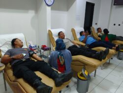 Polres Kepulauan Seribu Gelar Donor Darah dalam Rangka Hari Jadi Humas Polri ke-74