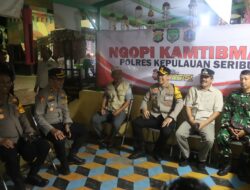 Kapolres Kepulauan Seribu Gelar Ngopi Kamtibmas di Pulau Untung Jawa, Ajak Warga Ciptakan Lingkungan Kondusif