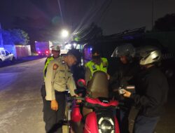 Polsek Cikarang Pusat Gelar Operasi Kejahatan Jalanan, Amankan Satu Motor Tanpa Dokumen
