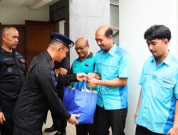 Menyambut HUT ke-80 Korps Brimob Polri, Brimob Polda Metro Jaya Gelar Bakti Sosial di Gereja GPIB Karunia Ciputat