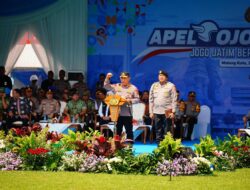 Pimpin Apel Ojol di Jatim, Kapolri Pastikan Komitmen Bermitra Jaga Kamtibmas Kondusif