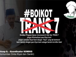 Komiks: Trans 7 Meminta Ma’af Kepada Pengurus Ponpes Yang Ditayangkan