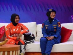 Polwan Satpolairud Polres Kepulauan Seribu Tampil Inspiratif di TVRI, Angkat Kisah “Perempuan Tangguh di Atas Air dan Lintasan”