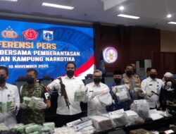 BNN Ungkap 2 Kampung Narkoba di Jakarta, Sita Ratusan Kilo Narkoba dan Senjata Api