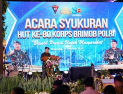 HUT ke-80 Korps Brimob, Marinir TNI AL Kunjungi Mako Brimob Kwitang