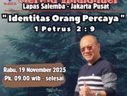 Anugerah di Balik Jeruji: YaBES Sebarkan Identitas Sejati di Lapas Salemba