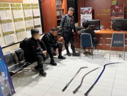 Patroli Malam Brimob Yon D Pelopor Amankan Pelaku Tawuran di Cikarang Utara
