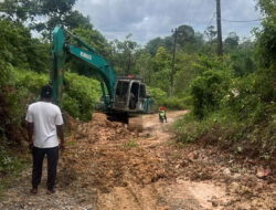 PUPR Aceh Barat Gerak Cepat Tangani Ruas Jalan Ie Sayang – Alue Keumuneng
