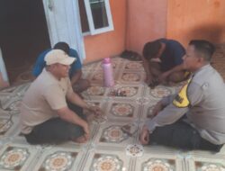 Bhabinkamtibmas Pulau Lancang Sambangi Warga, Ingatkan Antisipasi 3C dan Pentingnya Lapor 110