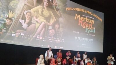 Gala Premiere Mertua Ngeri Kali Pecah! Bunda Corla Bikin Penonton Ngakak Sampai Baper,Film Nasional yang Siap Guncang Bioskop 11 Desember 2025