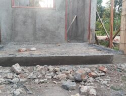 Diduga Tidak Sesuai Spesifikasi, Pondasi Gedung PAUD KB Permata Hati Dibongkar Ulang