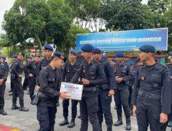 Peduli Sesama, Brimob Kaltim Galang Dana untuk Korban Bencana Alam