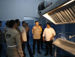 Kapolres Kepulauan Seribu Tinjau Progres Dapur SPPG di Depok, Siap Dukung Program Makan Bergizi Gratis