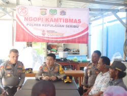 Ngopi Kamtibmas di Pulau Tidung, Kapolres Kepulauan Seribu Ajak Warga Jaga Jakarta+ dan Waspada 3C
