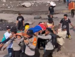 Polri Terus Evakuasi Warga dan Mengamankan Harta Benda di Candipuro: Bergerak Cepat Selamatkan Masyarakat