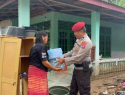 Respons Cepat, Polda Sumbar Bantu Pemulihan Korban Bencana di Kecamatan Pauh