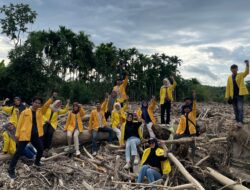 Usai Salurkan Bantuan, PEMA UTU Soroti Kerusakan Ekologis Aceh Barat