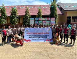 Polri dan Warga Bersinergi Pulihkan Pascabanjir di Pidie Jaya