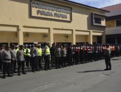 Perkuat Pengamanan Natal dan Tahun Baru, Polda Papua Laksanakan Serah Terima Personel UKL Operasi Lilin Cartenz-2025 