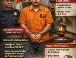 Penjara 3 Tahun  Bagi Oknum Advokat yang Palsukan Bukti, Sengketa Tanah 6 Tahun Masih Belum Temukan Akhir