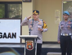 Kapolres Kepulauan Seribu Pimpin Apel Siaga Satu Pam Natal, Personel Dikerahkan Maksimal