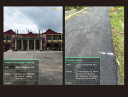 Diduga Pengerjaan Jalan Aspal Dinas PU Kota Bandar Lampung cukup sekitar 40%