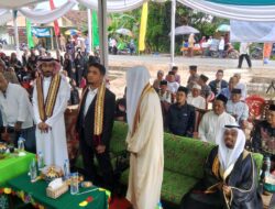 Peresmian Masjid Jamik Abdullah Desa Tanjung Baru oleh Syaekh Kholid Bin Mubarok Al-Awad