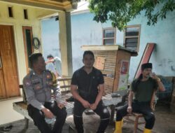 Bhabinkamtibmas Pulau Lancang Laksanakan Giat Cooling System, Ajak Warga Jaga Kamtibmas dan Waspadai Cuaca Laut