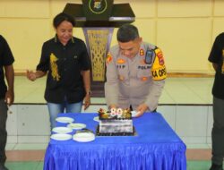 Syukuran HUT ke-80 Intelijen Polri, Kapolres Waropen Tegaskan Peran Strategis Intelkam Jaga Kamtibmas