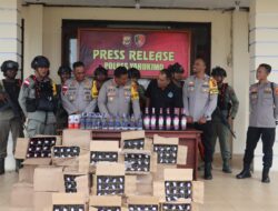 Kapolres Yahukimo Tegaskan Tak Ada Ruang bagi Miras, Puluhan Karton Disita dari Tiga Kali Razia