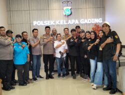 Anjangsana wartawan Jakarta Utara (PWJU), di Polsek Kelapa Gading Jalin Hubungan kemitraan antara Polri dan Jurnalis.