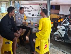 Bhabinkamtibmas Pulau Tidung Sambang Warga, Ajak Jaga Kamtibmas dan Ciptakan Lingkungan Wisata Aman