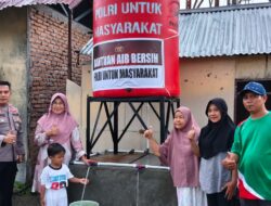 Polri Bangun Puluhan Sumur Bor, Warga Padang Pariaman Mulai Nikmati Air Bersih Pascabencana