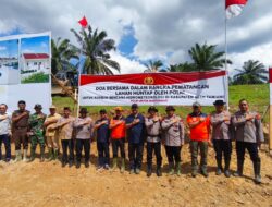Doa Bersama dan Pematangan Lahan, Kapolda Aceh Komitmen Dorong Percepatan Huntap Korban Bencana