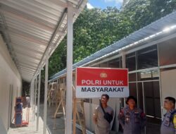 Progres Pembangunan Huntara Puluik Puluik di Polda Sumatera Barat