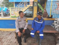 Sambang Warga di Pulau Lancang, Polisi Ajak Jaga Keamanan dan Waspada Cuaca Buruk