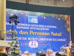 Natal Bersama Badan Musyawarah Antar Gereja Nasional Kota Balikpapan